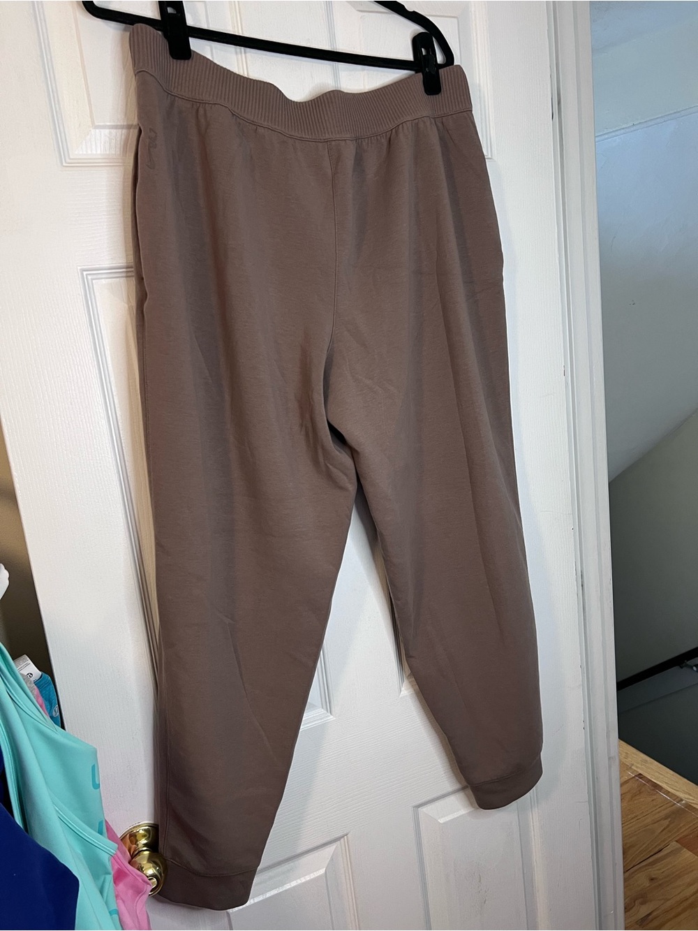 #739 Nike 24.7 Dri-FIT Matching Lounge Set XL Brown Modal Blend Sweatshirt Jogge - Picture 8 of 11